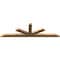Ekena Millwork Saratoga Timber Gable Bracket, Western Red Cedar, 108"W x 31 1/2"H x 3 1/2"D x 5 1/2"F, 7/12 Pitch GBW108X31X0406SAR00SWR - alternate 5